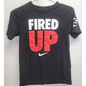 Nike 3Brand Fired Up T-shirt Youth Medium Black